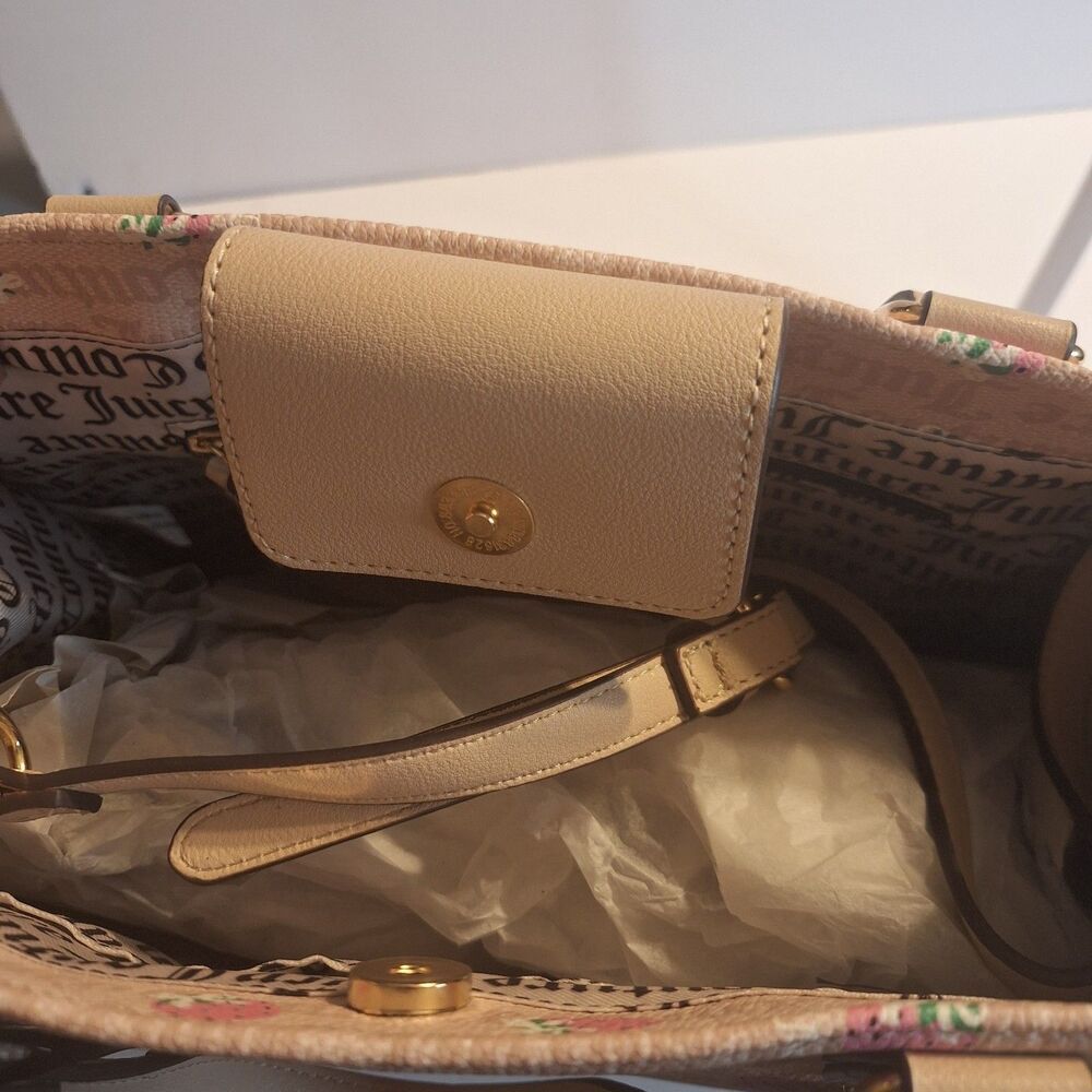NWT Juicy Couture Berry Sweet Crossbody/Tote Handbag - Picture 8 of 9